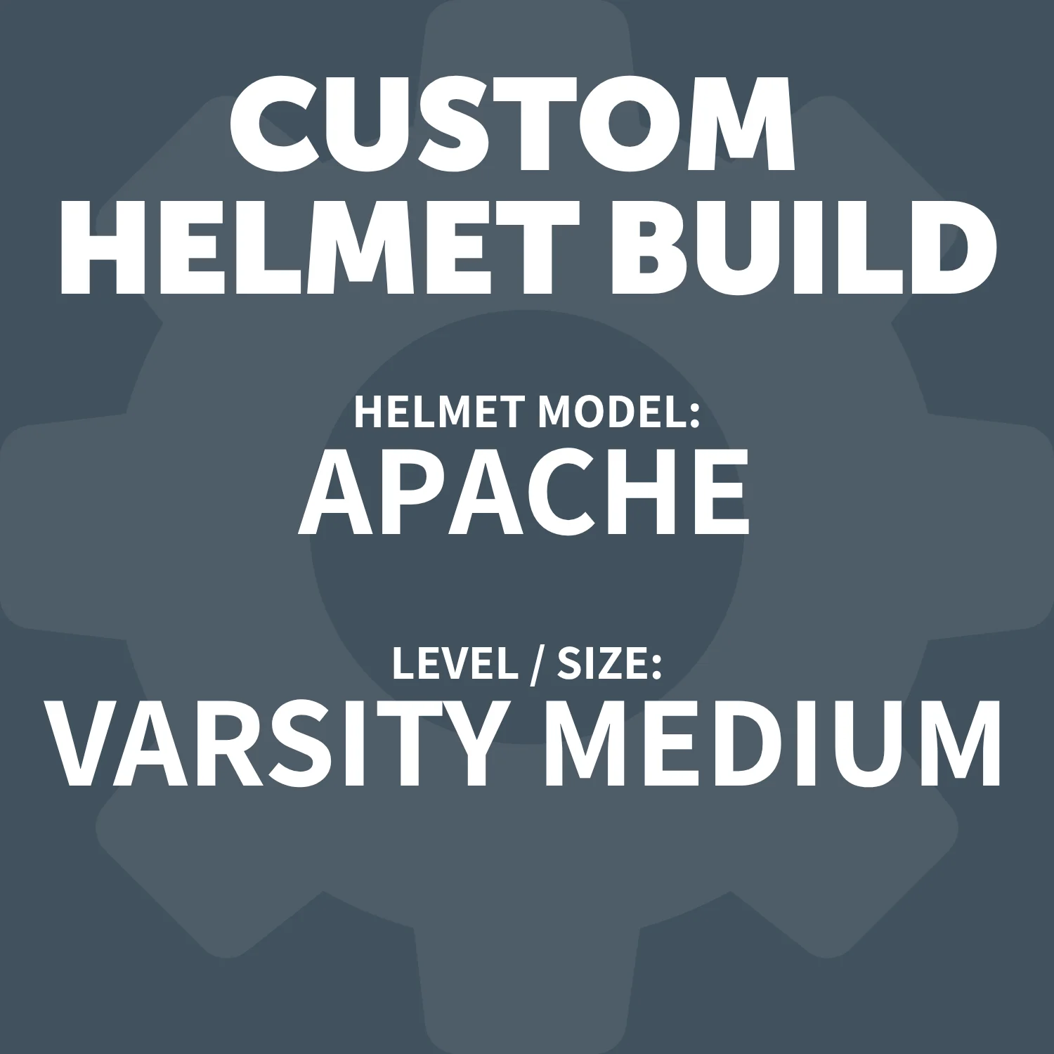 Apache Football Helmet - Image 3