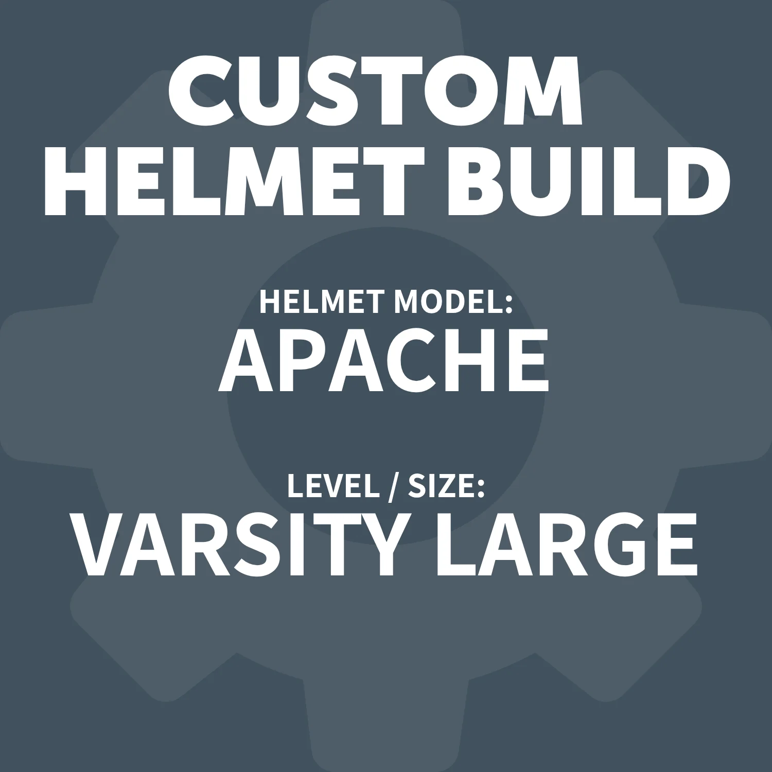 Apache Football Helmet - Image 4