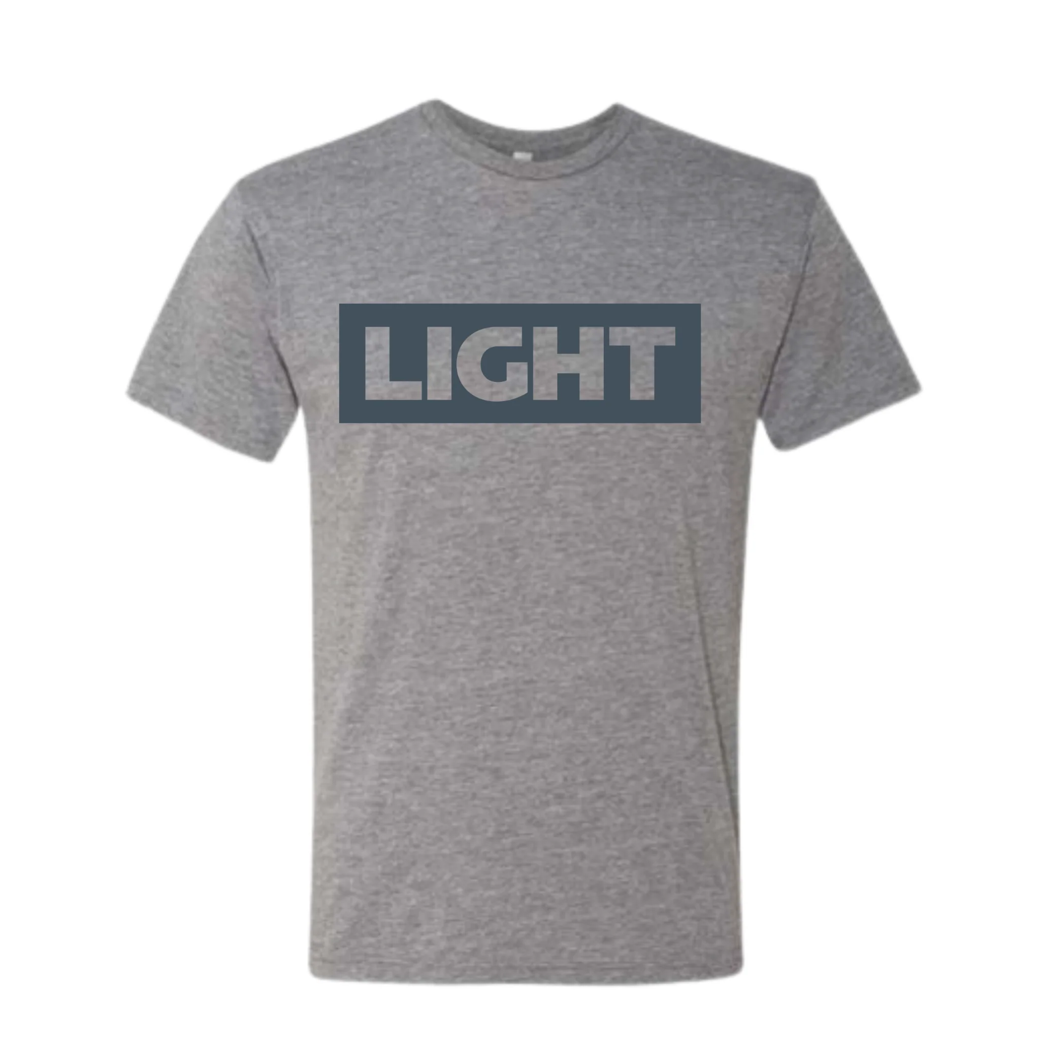 Block It Out Tee (Premium Heather / Blue) - Image 4