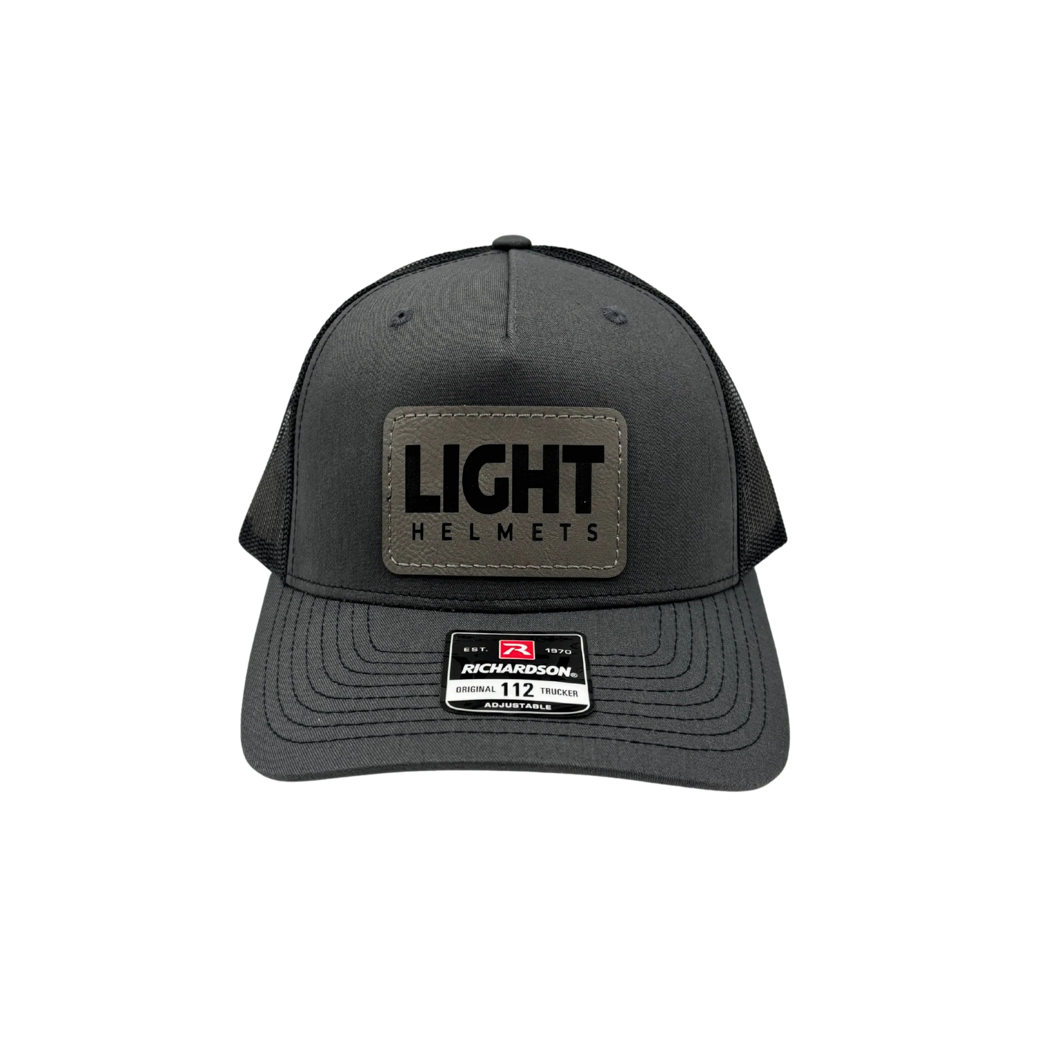Leather Patch Trucker Hat - Image 3